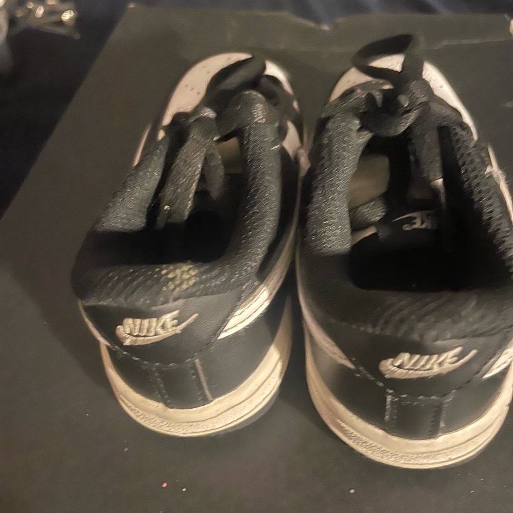 Nike Kids Black and White Sneakers